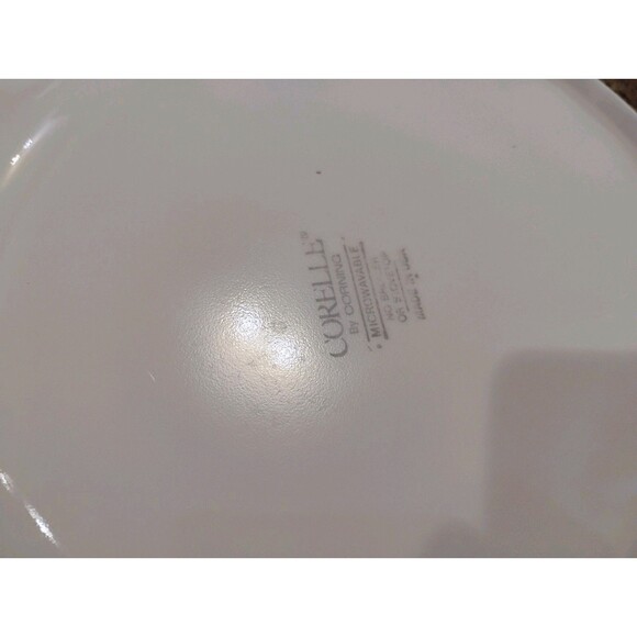 Corning Corelle Dinner Plate Christmas Holly Days 10.5" Vintage Set 4 Green Rim - Picture 8 of 11